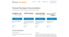 Desktop Screenshot of developer.factual.com